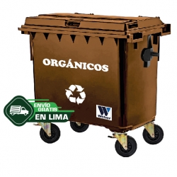 CONTENEDOR CON 4 RUEDAS WEBER 660 L 